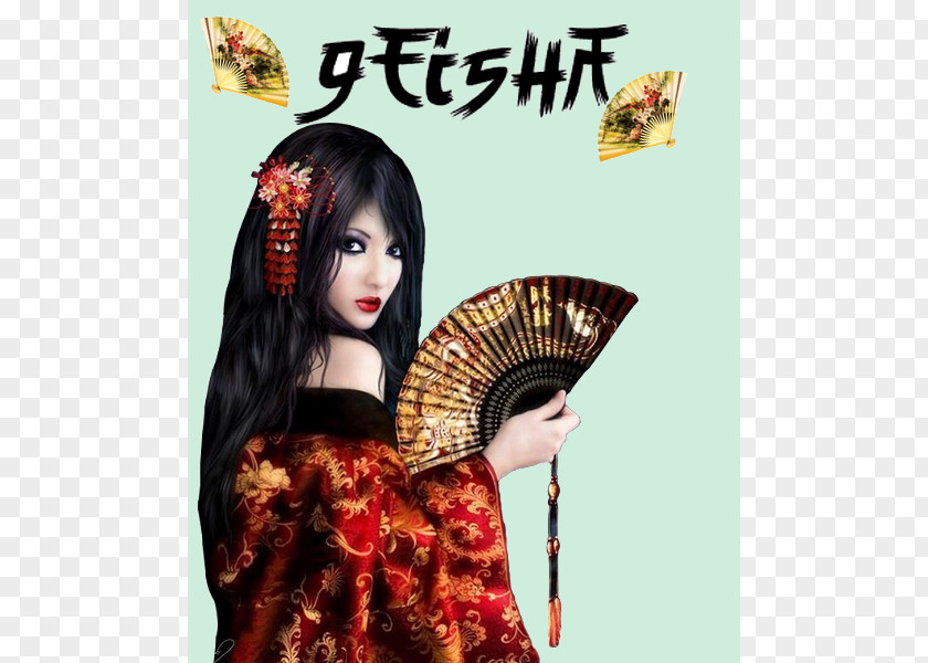 Japan A Geisha Woman PNG
