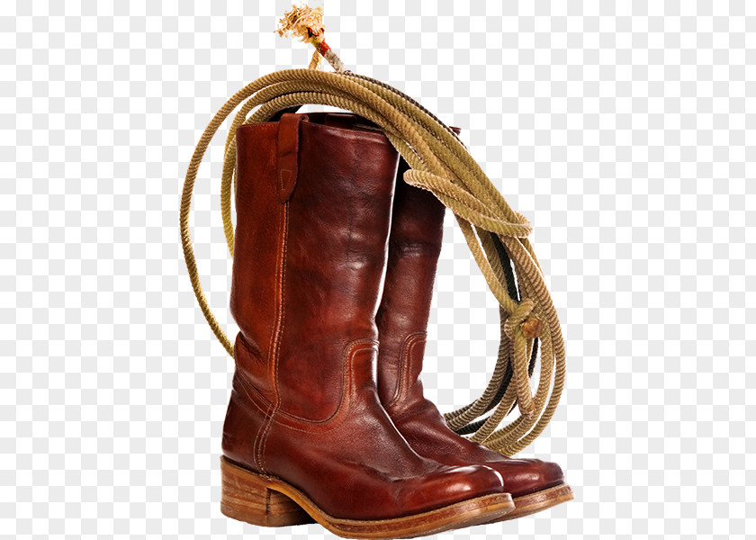 Creative Retro Shoes Cowboy Boot Lasso Stock Photography PNG