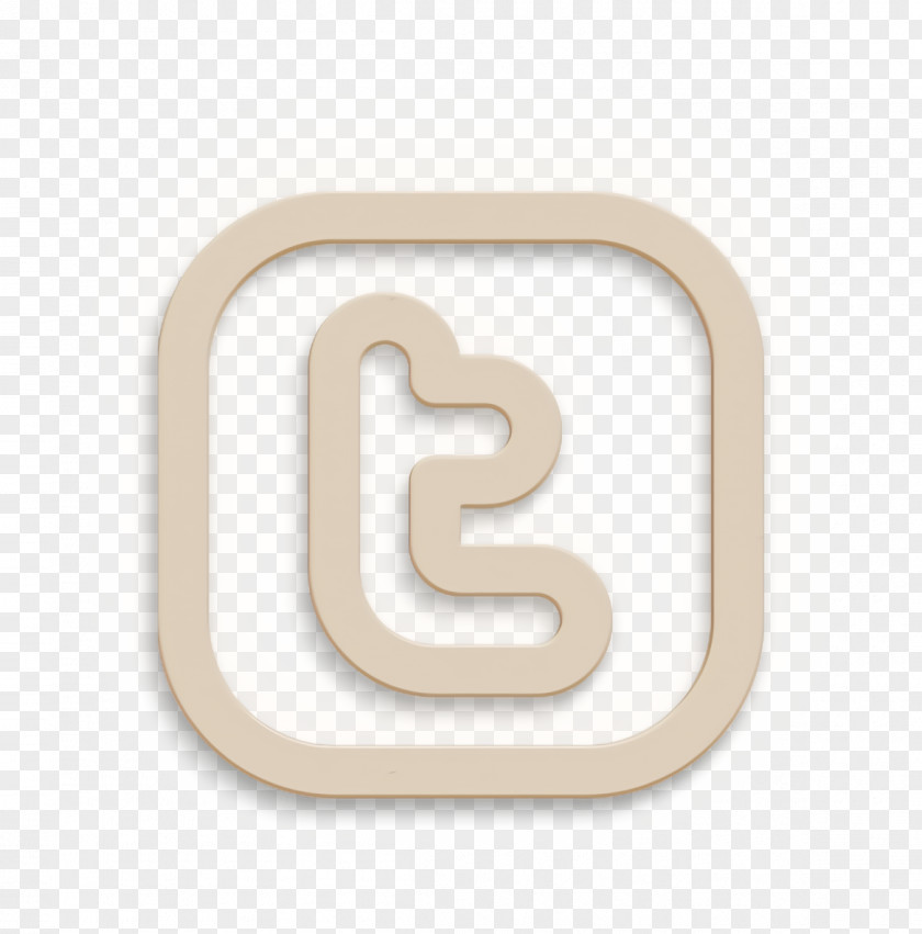 Social Media Outline Icon Twitter PNG