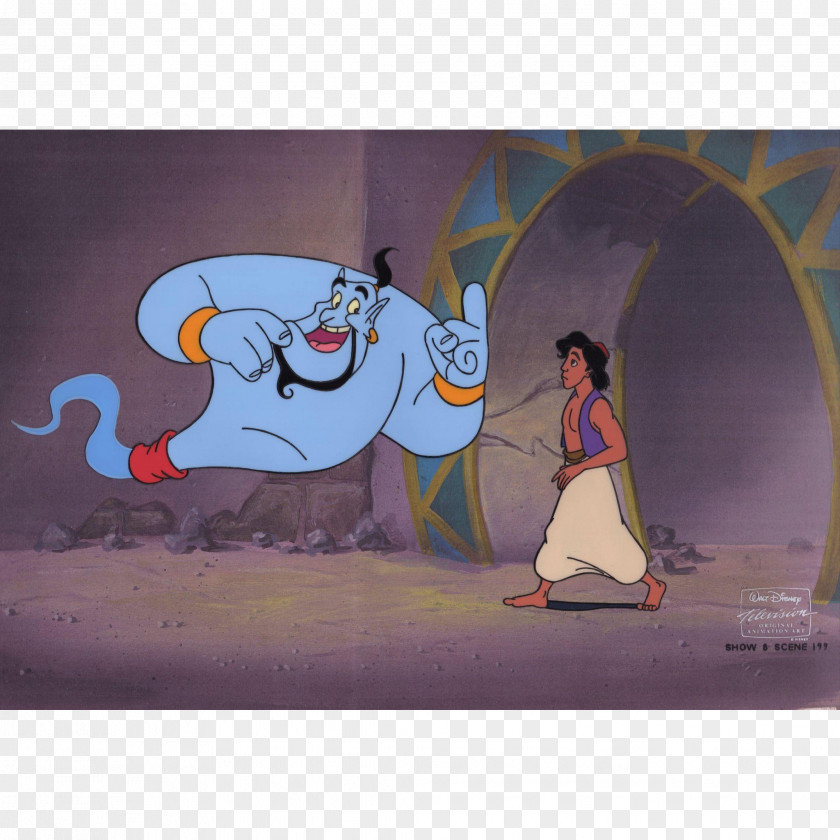 Aladdin Genie Iago Jafar Cel Animated Film PNG