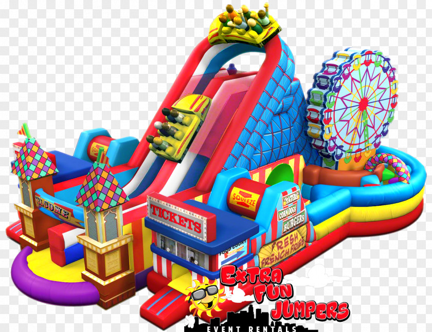 Carnival Theme Extra Fun Jumpers & Event Rentals Inflatable Party Renting Sweater PNG
