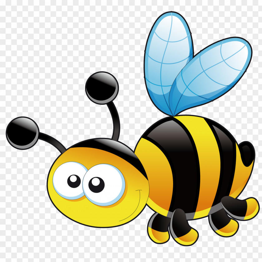 Cute Bee Bumblebee Honey Clip Art PNG