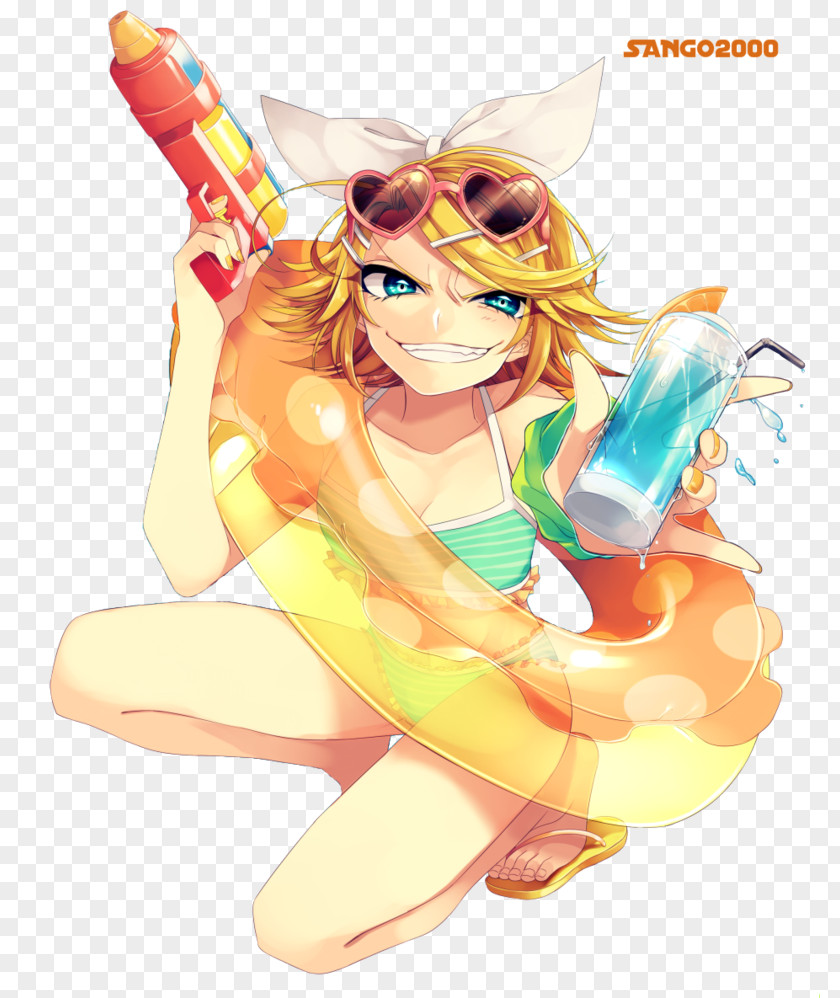 Summer Girls Kagamine Rin/Len Vocaloid DeviantArt PNG