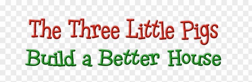 Three Little Pigs House Logo Puppetry Theatre Brand Font PNG