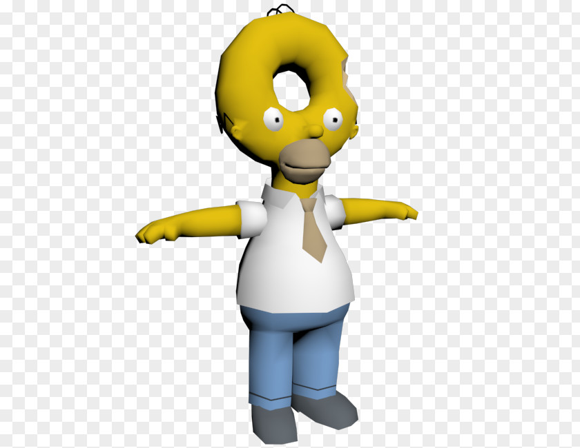 Bagel Donuts The Simpsons: Hit & Run Homer Simpson PlayStation 2 Head PNG