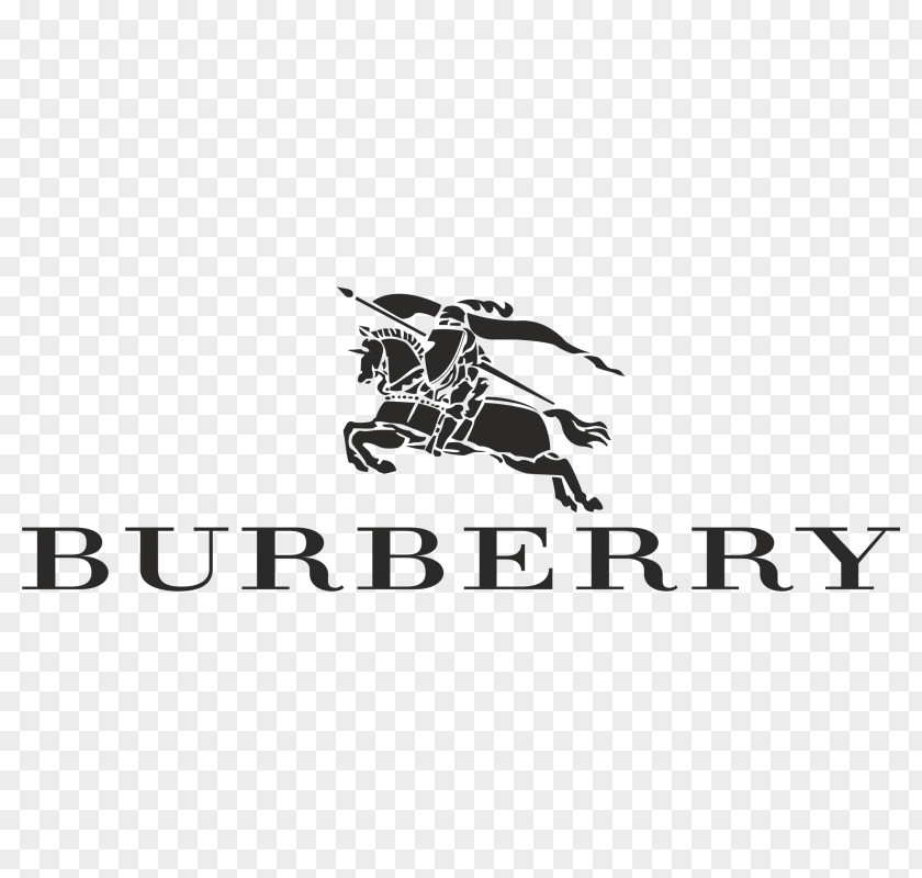 Burberry Logo Brand Fashion Design PNG