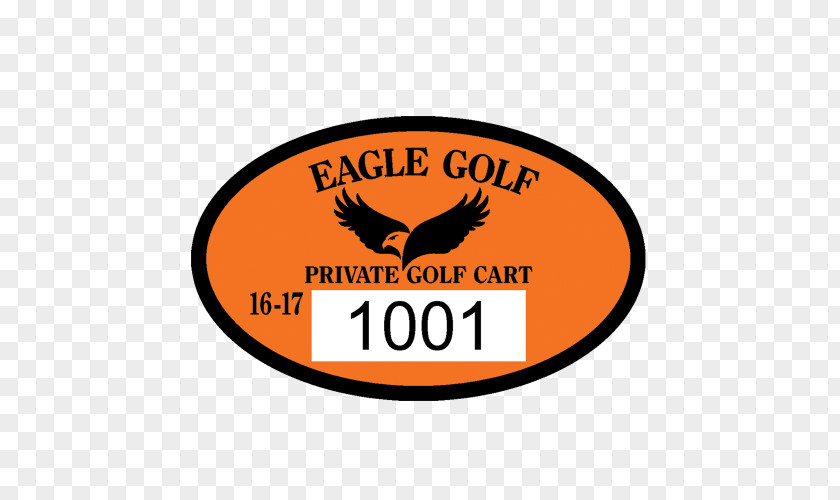 Golf Cart Logo Oval Font PNG