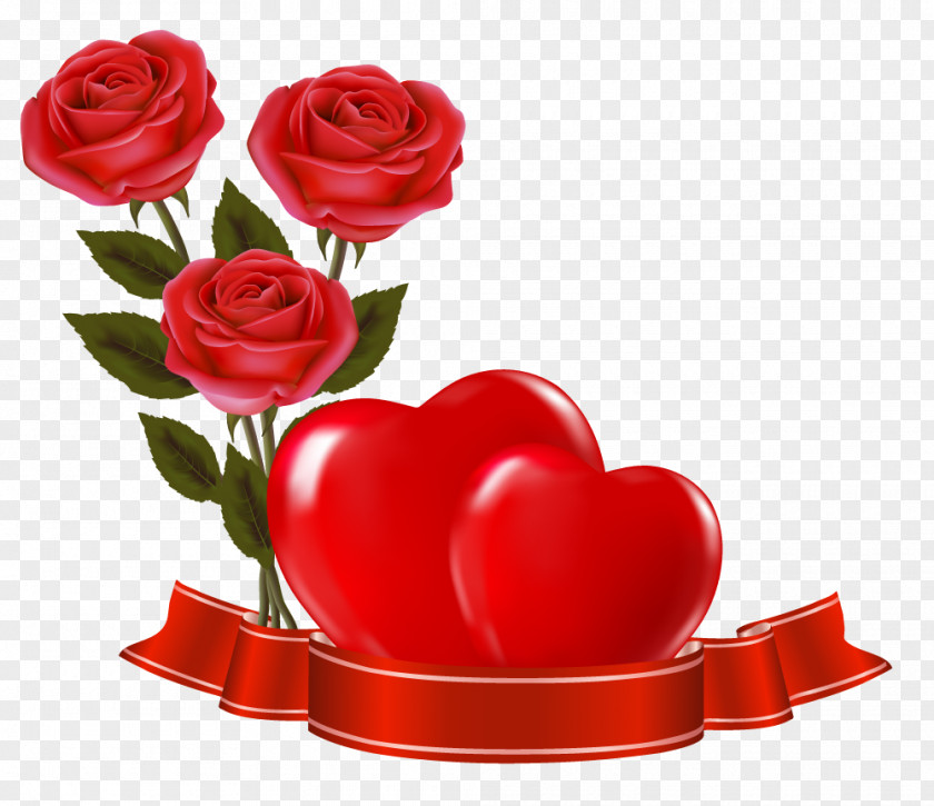 Heart Flower Vector Graphics Illustration Image PNG