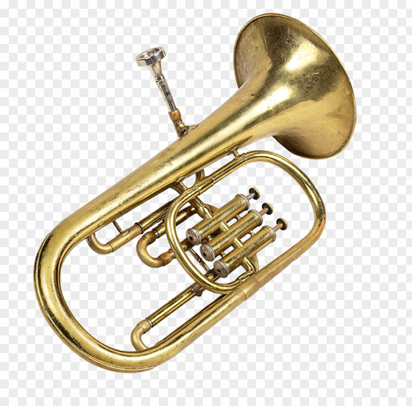 Metal Instruments Trombone Wind Instrument Musical Saxhorn Trumpet PNG