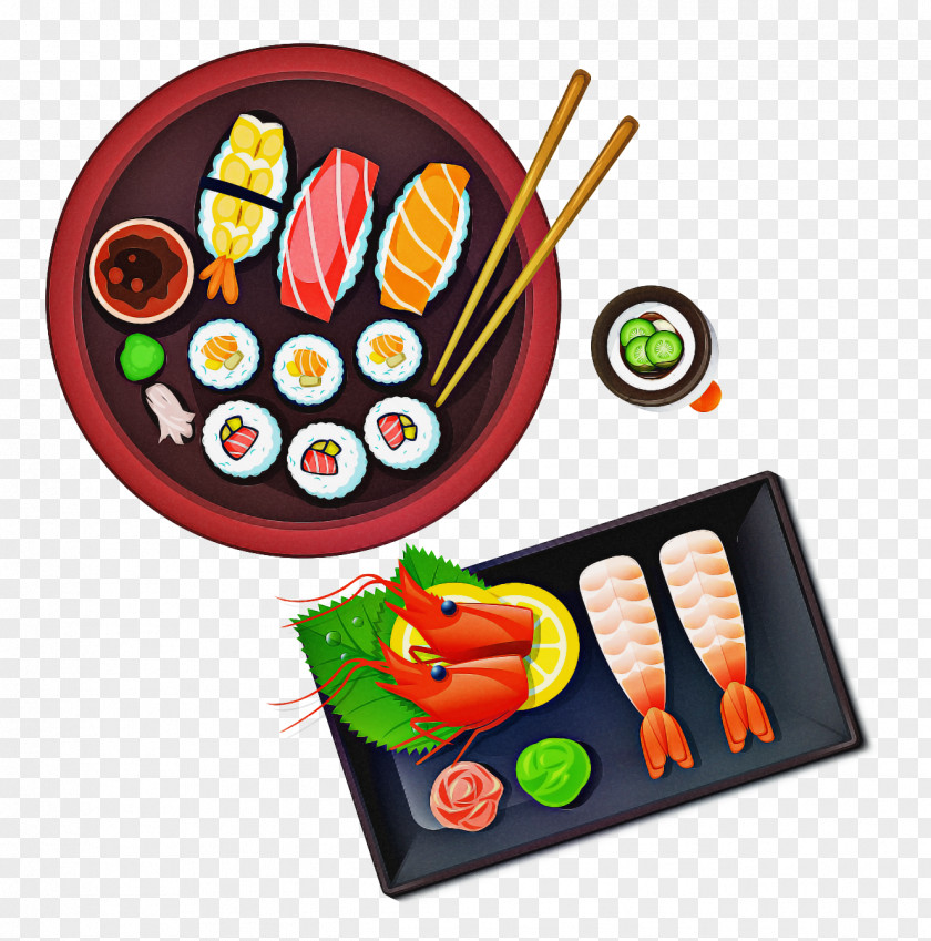 Osechi Tableware Sushi Cartoon PNG