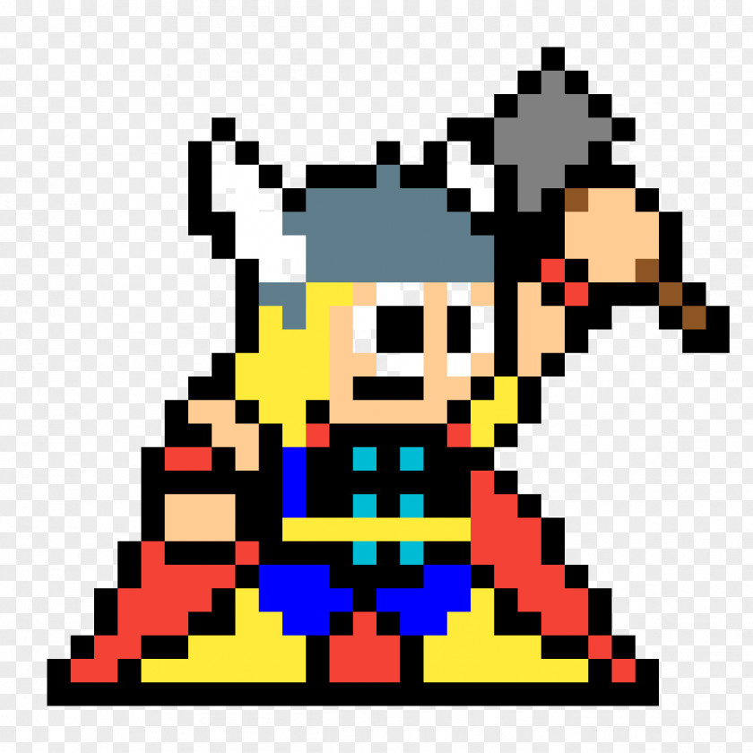 Pixel Thor Art Marvel Cinematic Universe Loki PNG