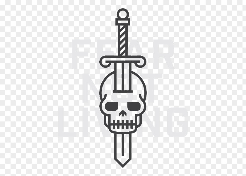 Skull And Sword Letter Background Weapon Alphabet PNG