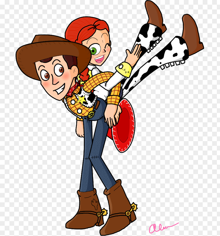 Toy Story Jessie Sheriff Woody Drawing PNG