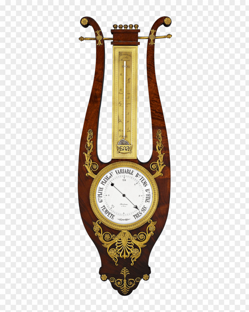 Barometer London Georgian Era Antique Thermometer PNG