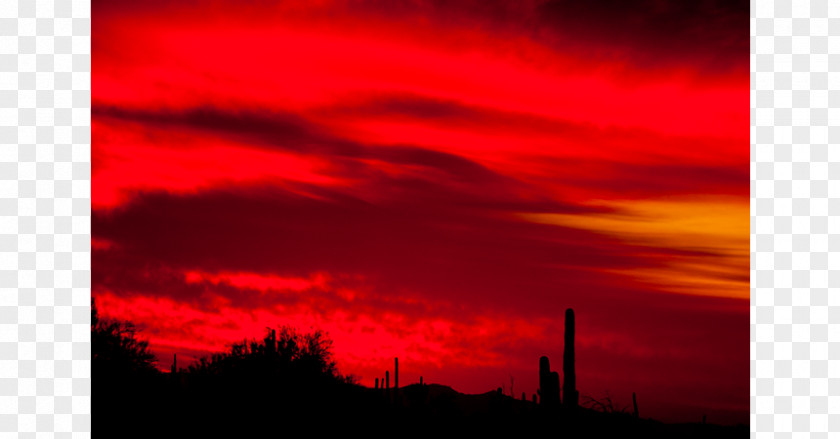 Desert Sunset Night Sky Sunrise PNG