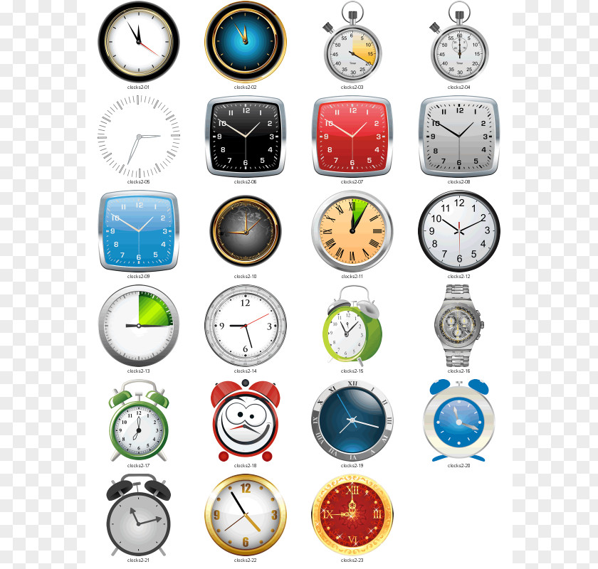 Free Clock Vector Content Clip Art PNG