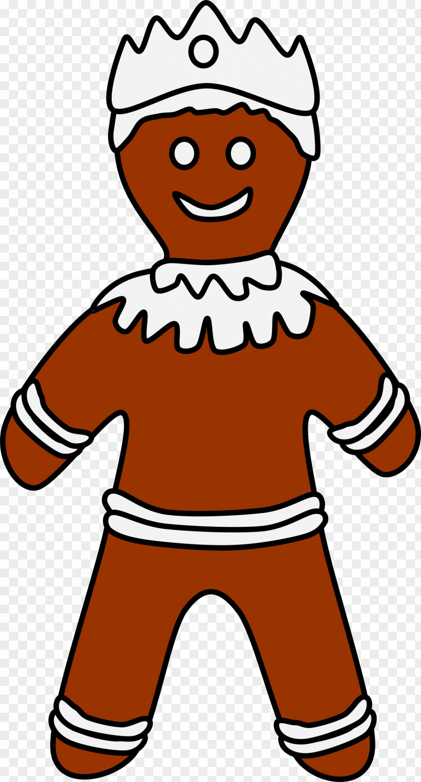 Gingerbread Man House Biscuits Clip Art PNG