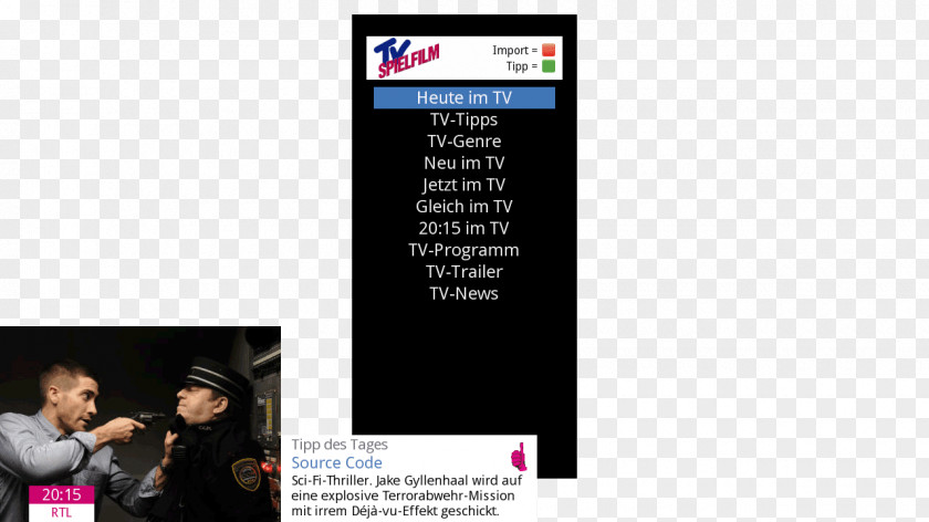 KASHMIR TV Spielfilm Plug-in Television Vu+ PNG