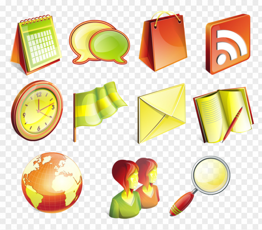 Orange Desktop Icon Computer Download PNG