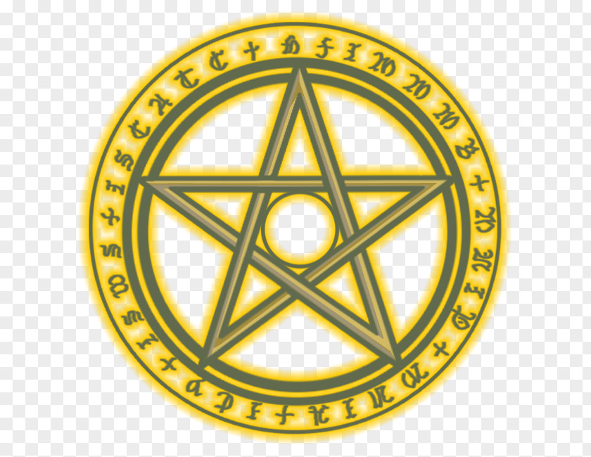 Pentacle Invertit Pentagram Wicca Witchcraft Ceremonial Magic PNG