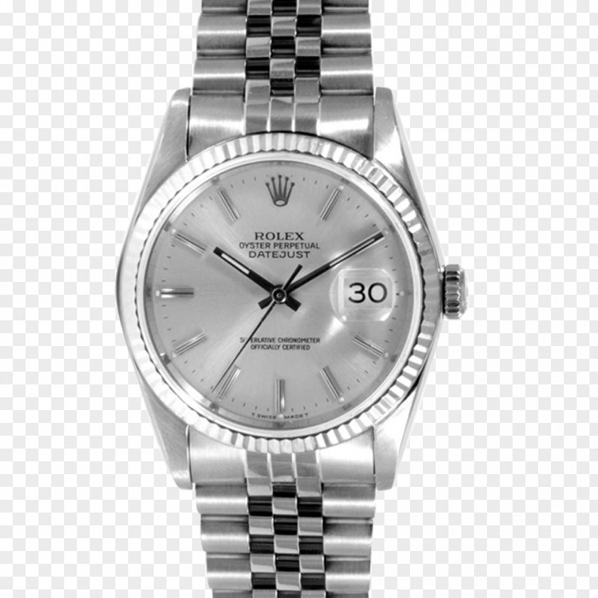Silver Jubille Celebration Rolex Datejust Automatic Watch PNG
