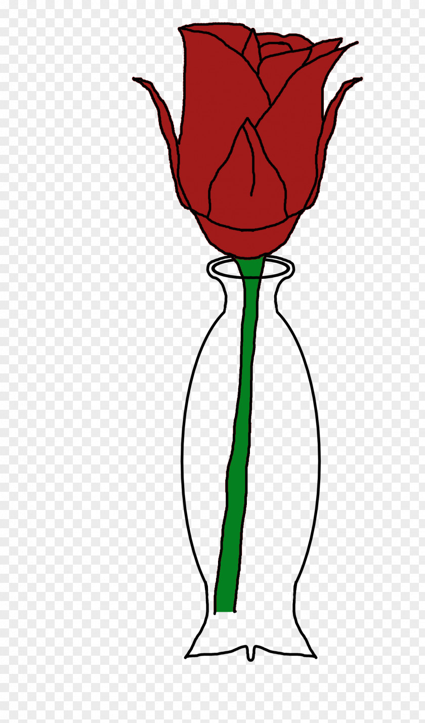 Garden Roses Clip Art Cartoon Plant Stem Line PNG