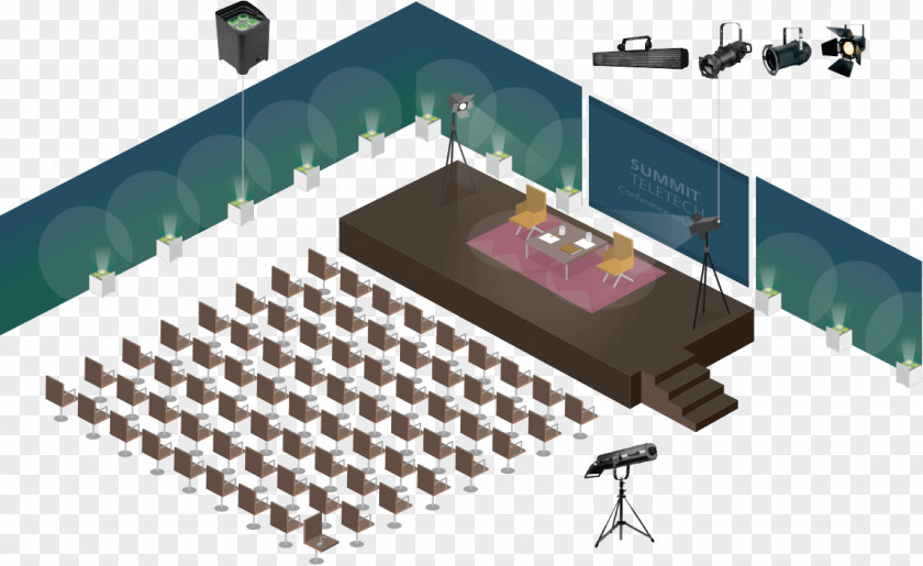 Light Stage Lighting Fixture Electric PNG