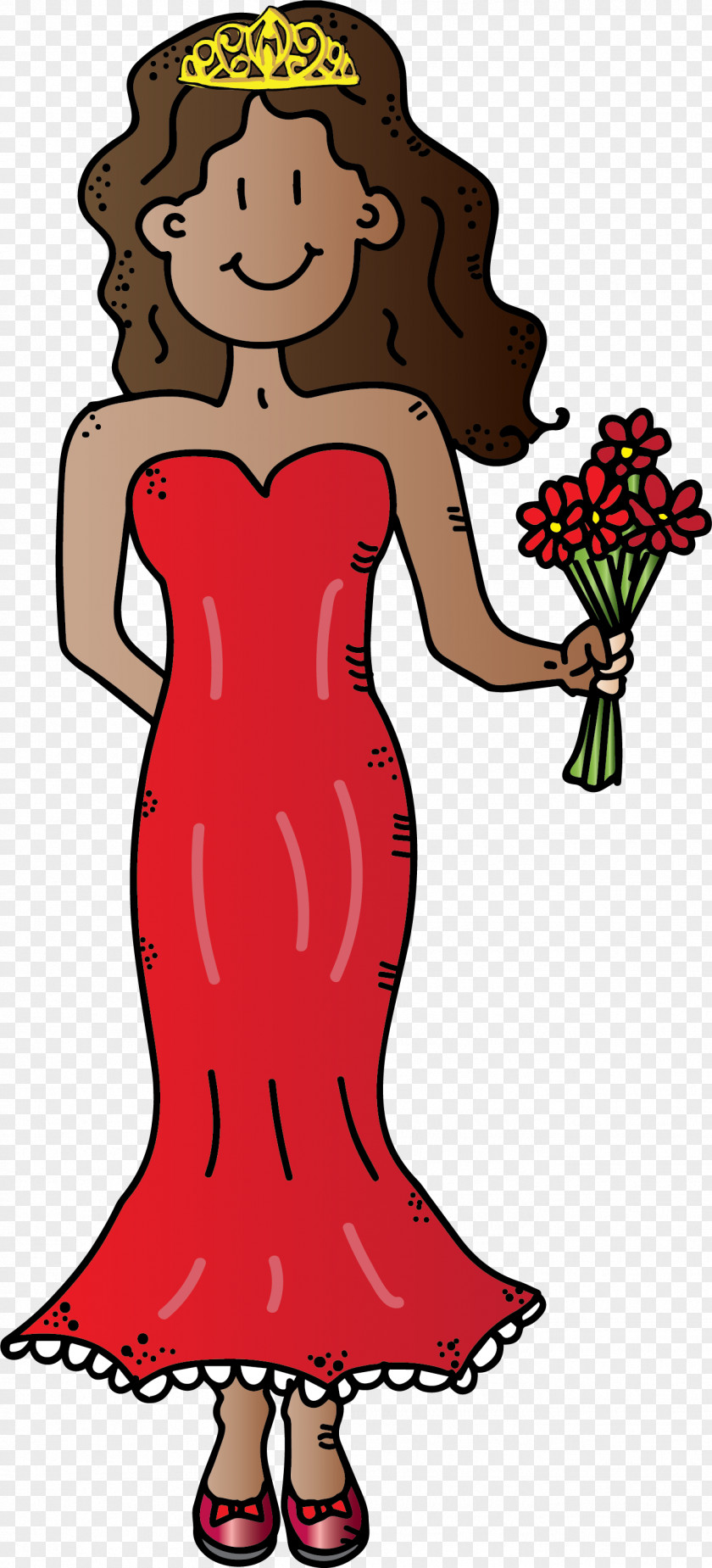 Prom Woman Art Clip PNG