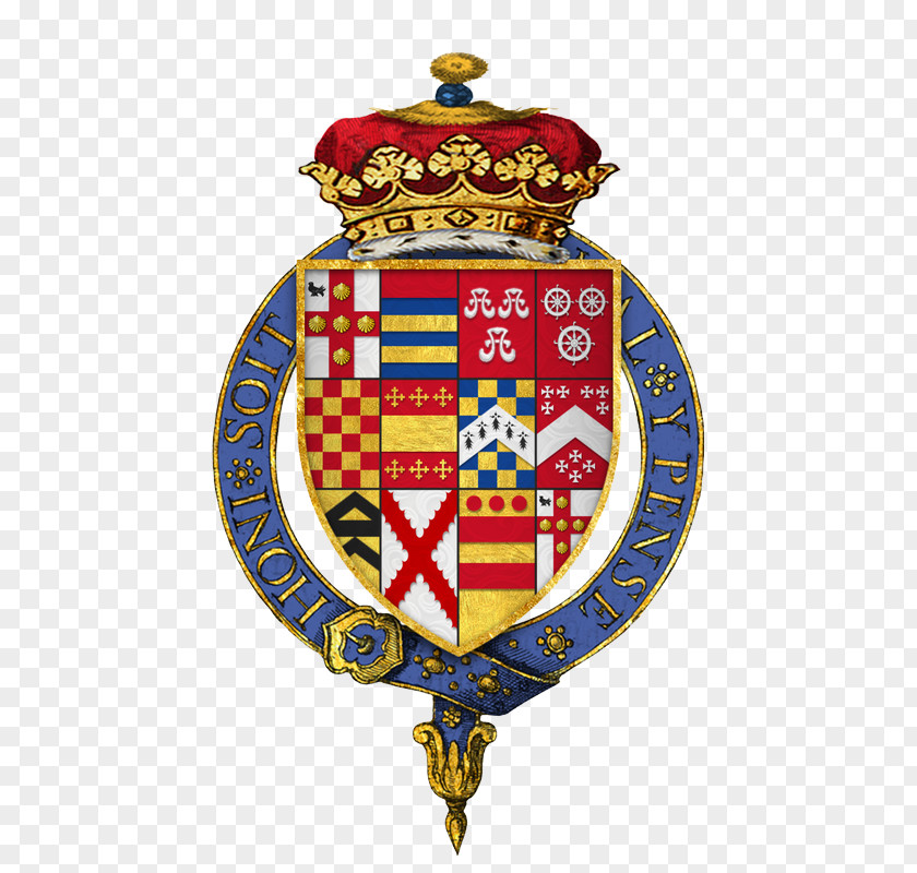 Duke Of Buckingham Coat Arms Earl Order The Garter PNG