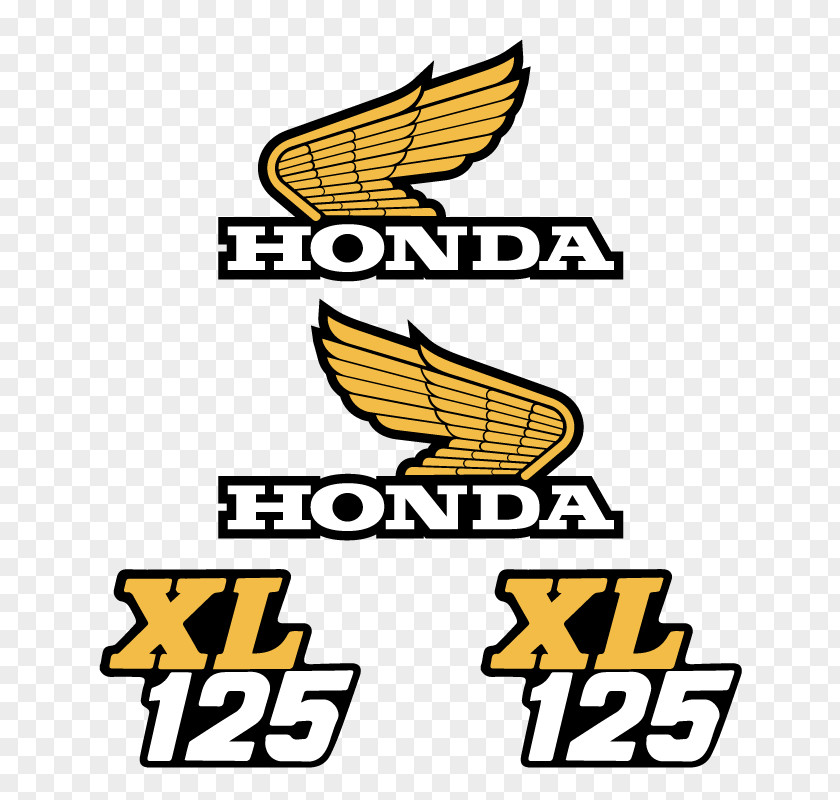 Honda 125 Logo Car Sticker Decal PNG