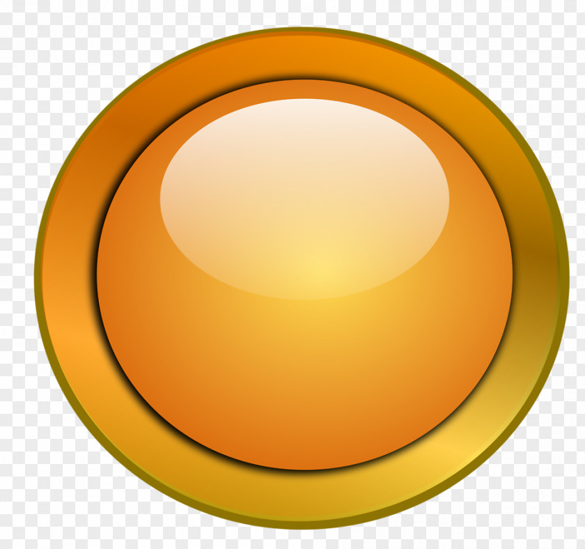 Round Gold Clip Art PNG