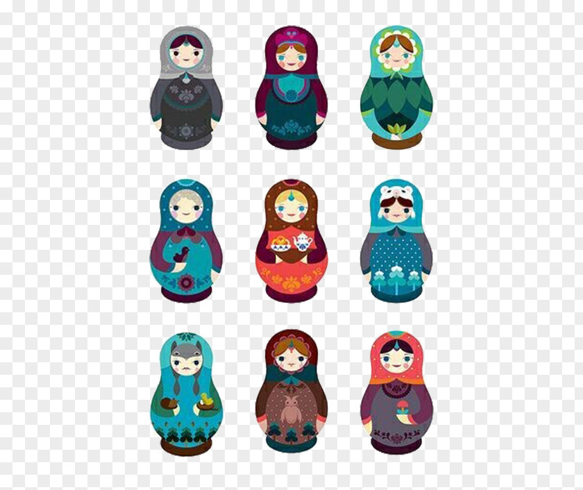 Russian Dolls Matryoshka Doll Puppet Raggedy Ann Paper PNG