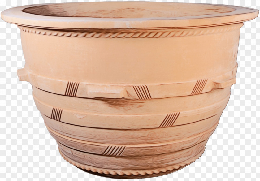 Tableware Ceramic Flowerpot Earthenware Pottery Beige PNG