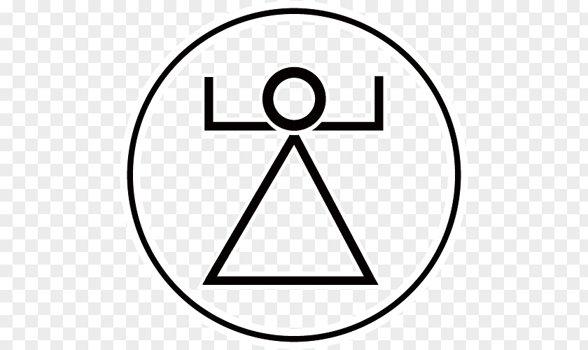 Triangle Line Art Circle Logo PNG