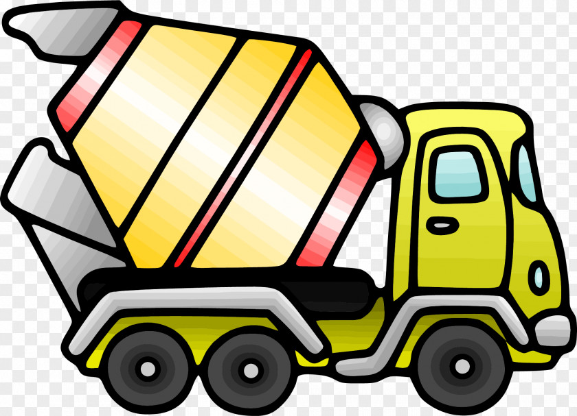 Truck Cement Mixers Architectural Engineering Concrete Clip Art PNG