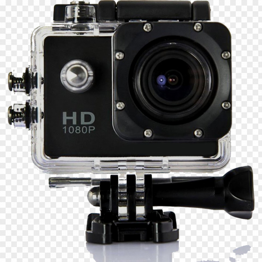 Action Cam Digital Video Camera Cameras 1080p 4K Resolution PNG
