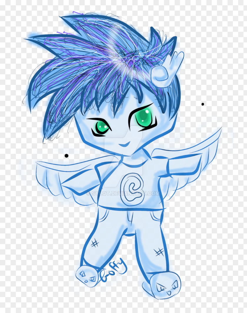 Fairy Mammal Line Art Sketch PNG