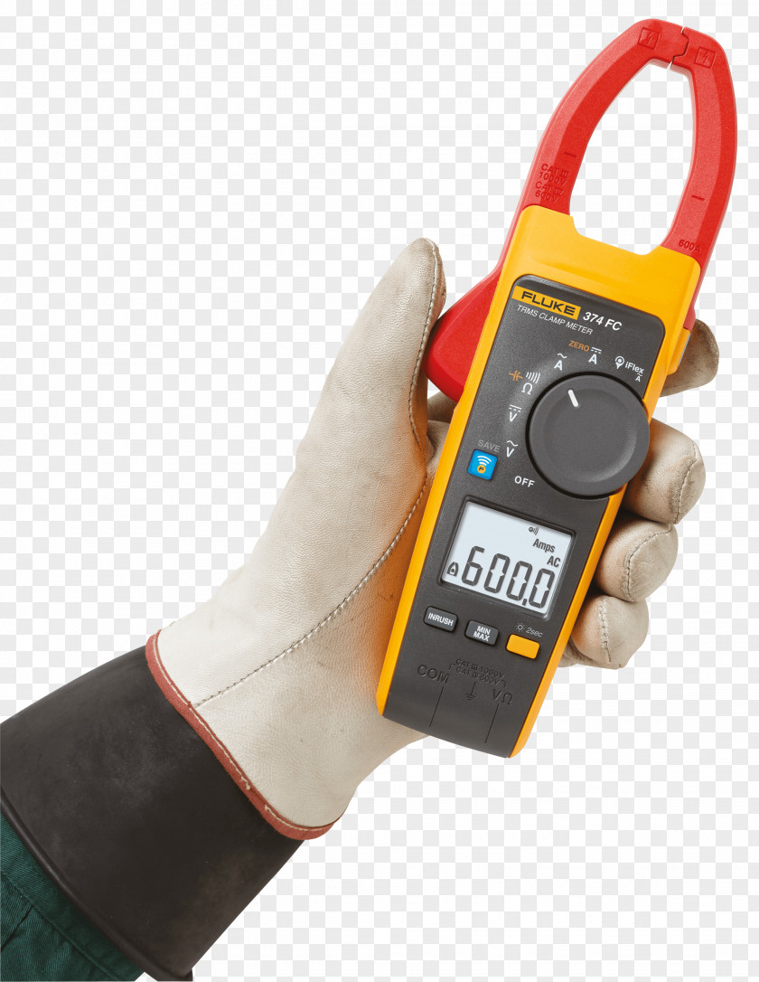 Fluke Corporation Current Clamp True RMS Converter Multimeter Alternating PNG