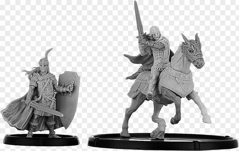 Horse Miniature Figure Knight Dungeons & Dragons Game PNG