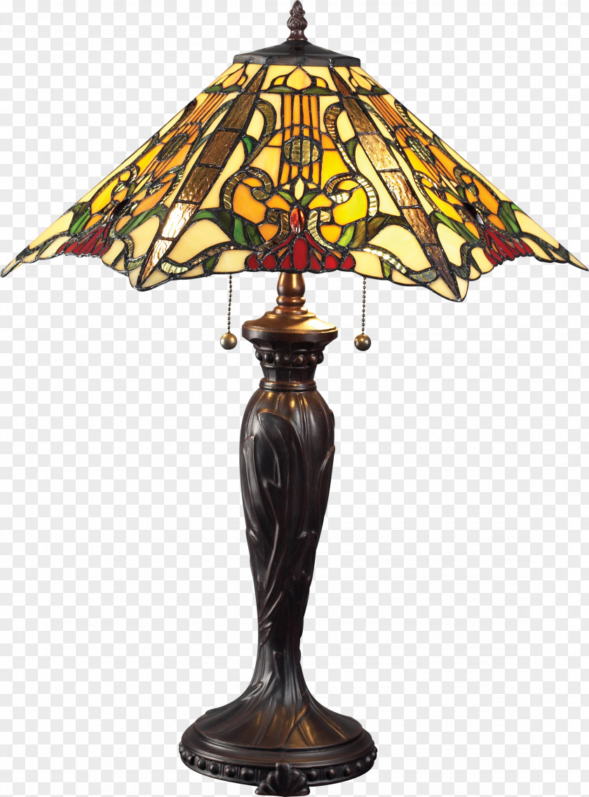 Tabla Light Fixture Tiffany Glass Lamp PNG