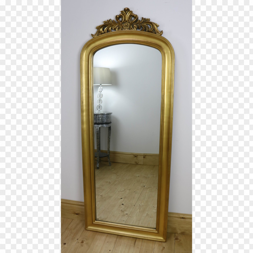 Mirror Beveled Glass Silver Gold PNG