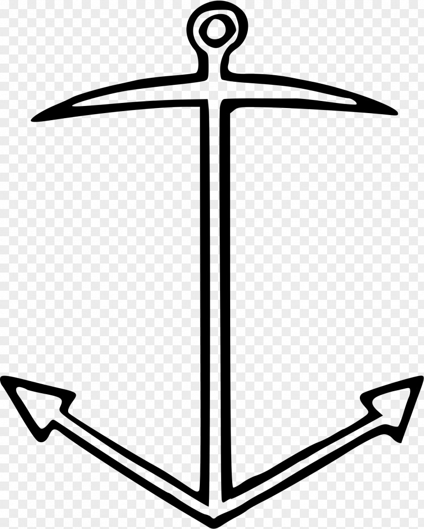 Anchor Line Art Clip PNG