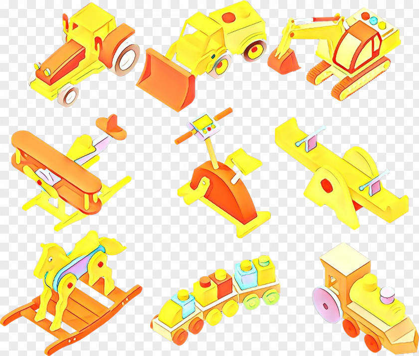 Auto Part Toy Yellow Line PNG