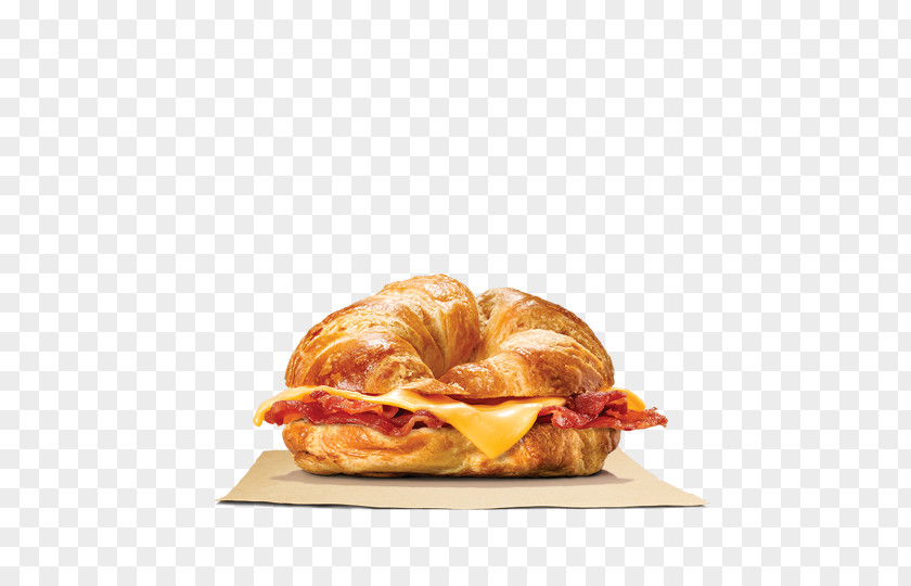 Jamon Breakfast Burger King Hamburger Whopper Croissant PNG