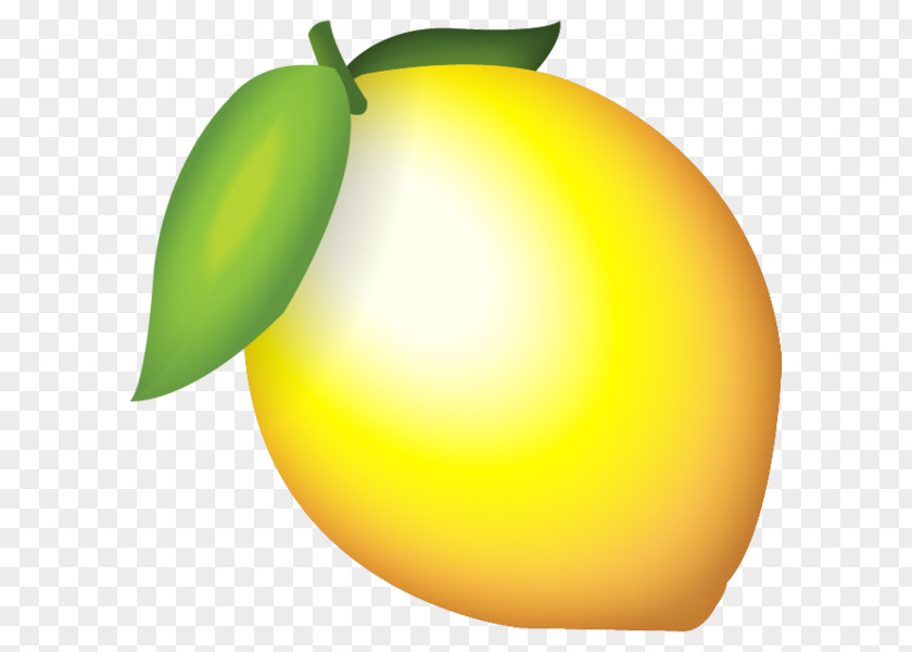 Lemon Emoji IPhone Desktop Wallpaper PNG