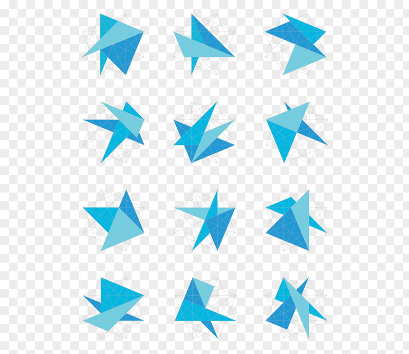 Line Paper Point Symmetry Pattern PNG