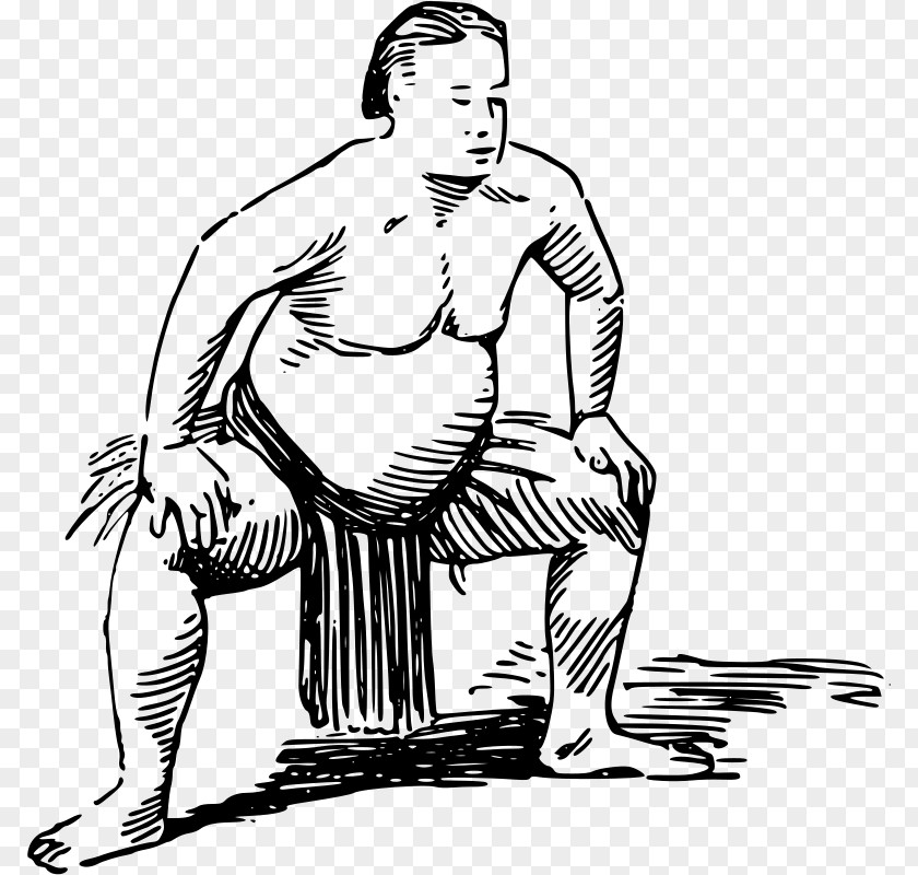 Sumo Wrestling Rikishi Professional Wrestler Clip Art PNG