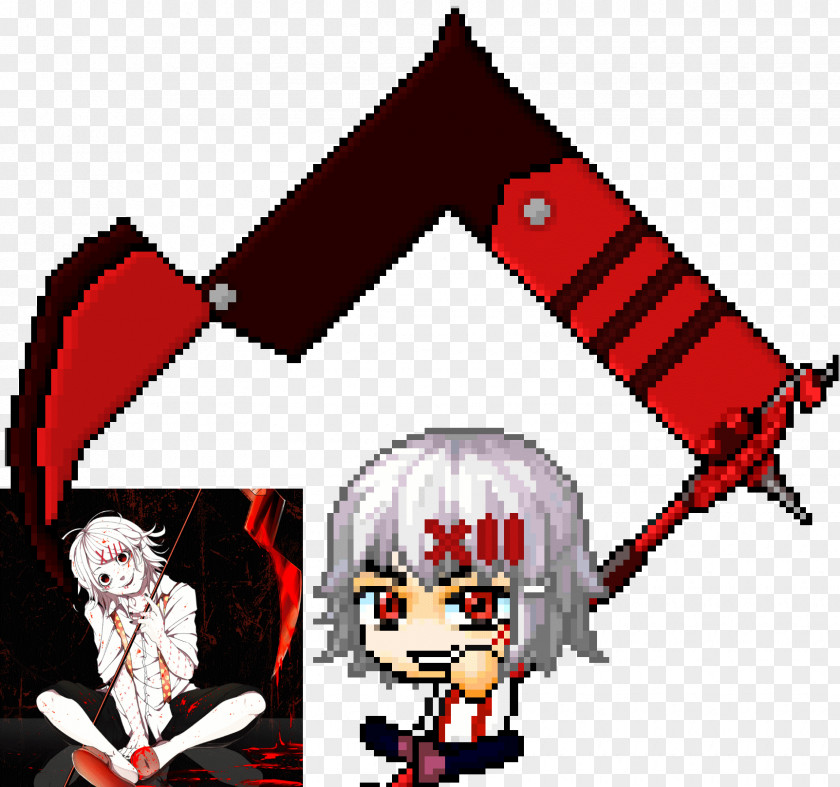 Tokyo Ghoul Pixel Art Sprite Anime PNG art Anime, tokyo ghoul clipart PNG