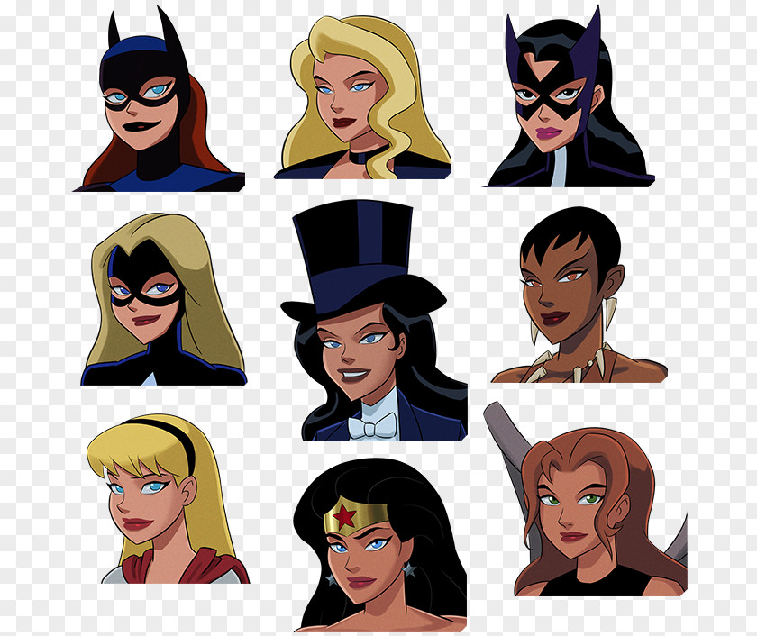 Wonder Woman Zatanna Justice League Superman Supergirl PNG