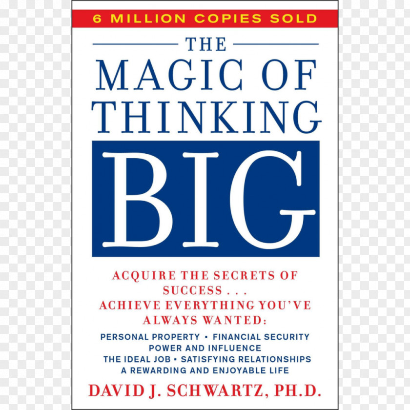 Book The Magic Of Thinking Big How To Win Friends And Influence People World Barnes & Noble PNG